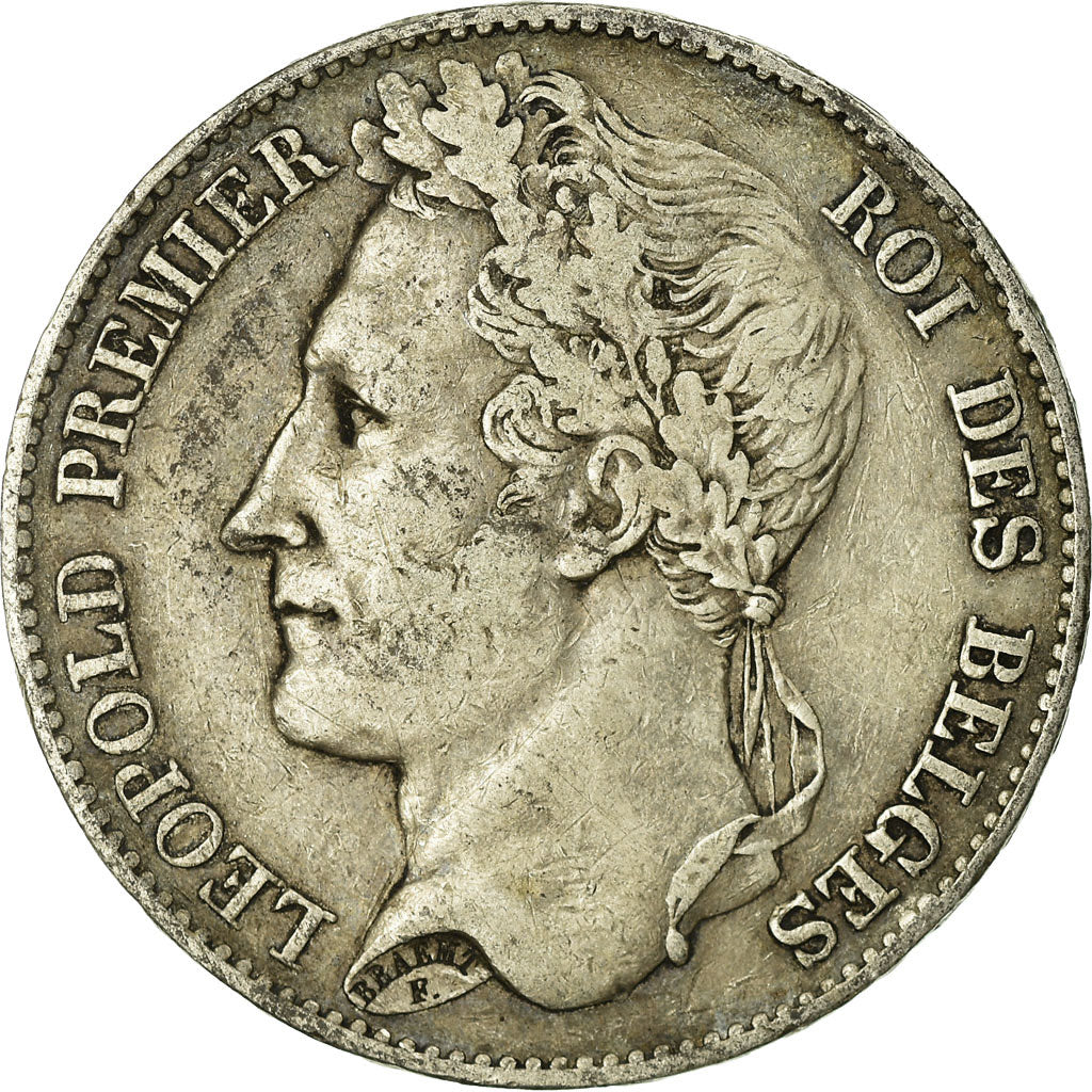 Coin, Belgium, Leopold I, 5 Francs, 5 Frank, 1849, VF(30-35), Silver, KM:3.2