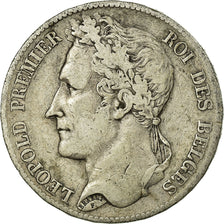 Coin, Belgium, Leopold I, 5 Francs, 5 Frank, 1849, VF(30-35), Silver, KM:3.2