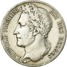 Coin, Belgium, Leopold I, 5 Francs, 5 Frank, 1849, VF(20-25), Silver, KM:3.2