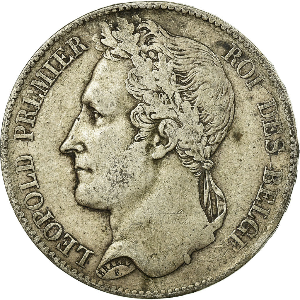 Coin, Belgium, Leopold I, 5 Francs, 5 Frank, 1849, VF(20-25), Silver, KM:3.2