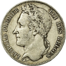 Moneta, Belgia, Leopold I, 5 Francs, 5 Frank, 1849, VF(20-25), Srebro, KM:3.2