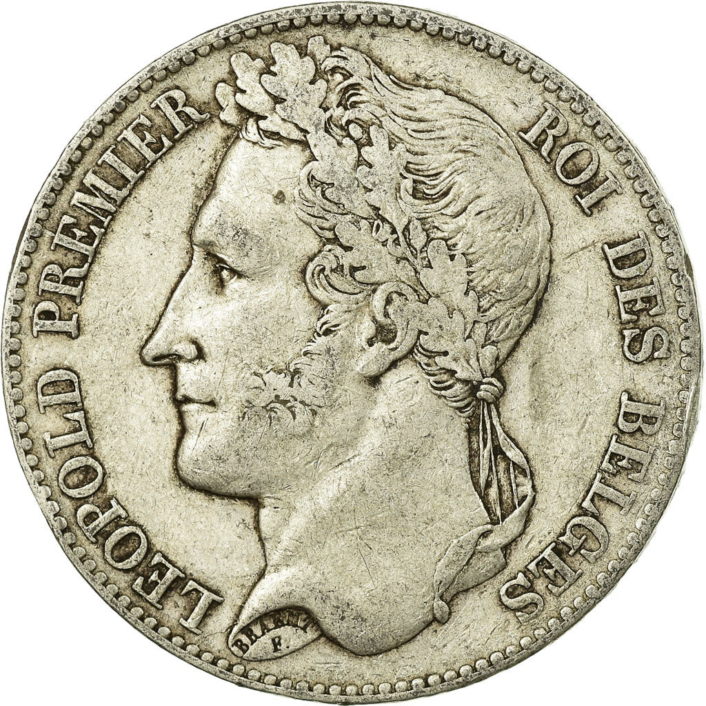Coin, Belgium, Leopold I, 5 Francs, 5 Frank, 1848, EF(40-45), Silver, KM:3.2