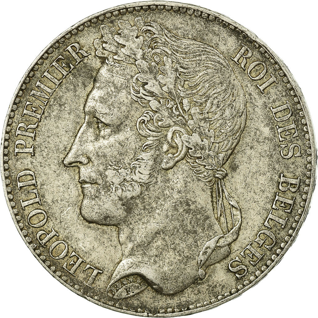 Coin, Belgium, Leopold I, 5 Francs, 5 Frank, 1848, VF(30-35), Silver, KM:3.2