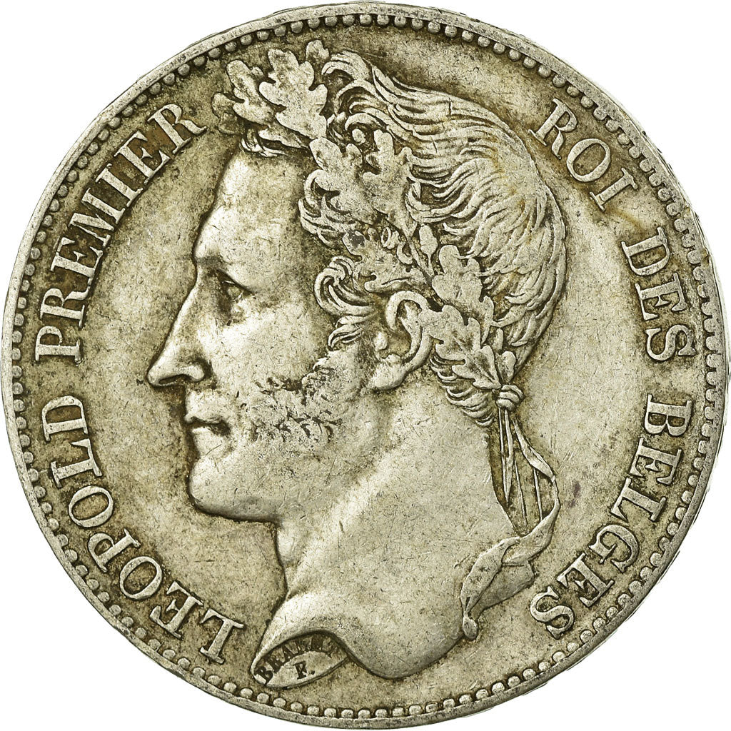 Coin, Belgium, Leopold I, 5 Francs, 5 Frank, 1848, VF(30-35), Silver, KM:3.2