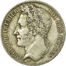 Coin, Belgium, Leopold I, 5 Francs, 5 Frank, 1848, VF(30-35), Silver, KM:3.2
