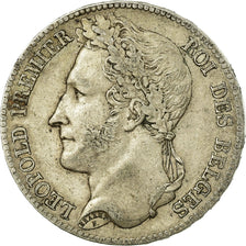 Coin, Belgium, Leopold I, 5 Francs, 5 Frank, 1848, VF(30-35), Silver, KM:3.2