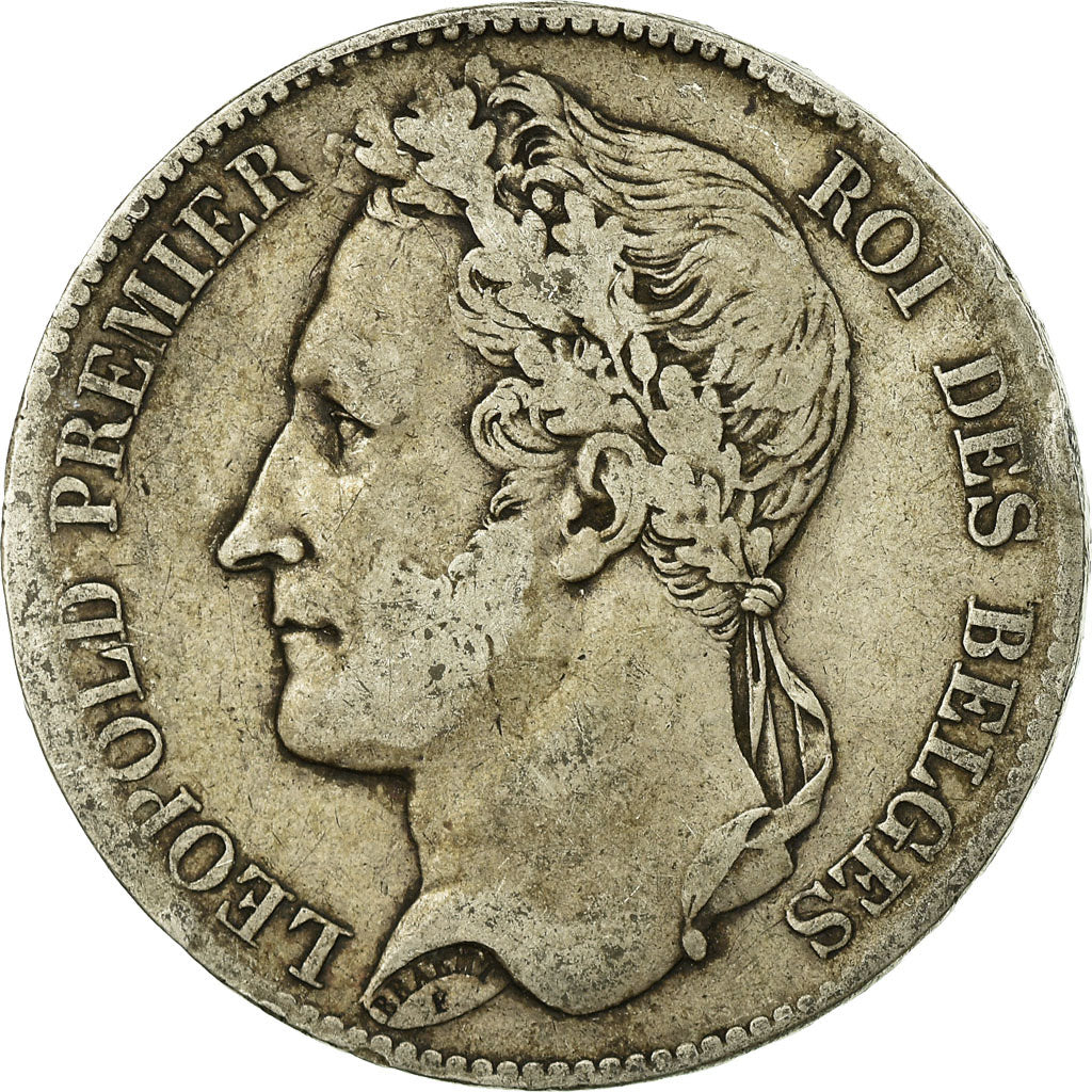 Coin, Belgium, Leopold I, 5 Francs, 5 Frank, 1848, VF(20-25), Silver, KM:3.2