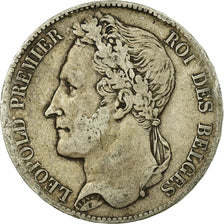 Coin, Belgium, Leopold I, 5 Francs, 5 Frank, 1848, VF(20-25), Silver, KM:3.2