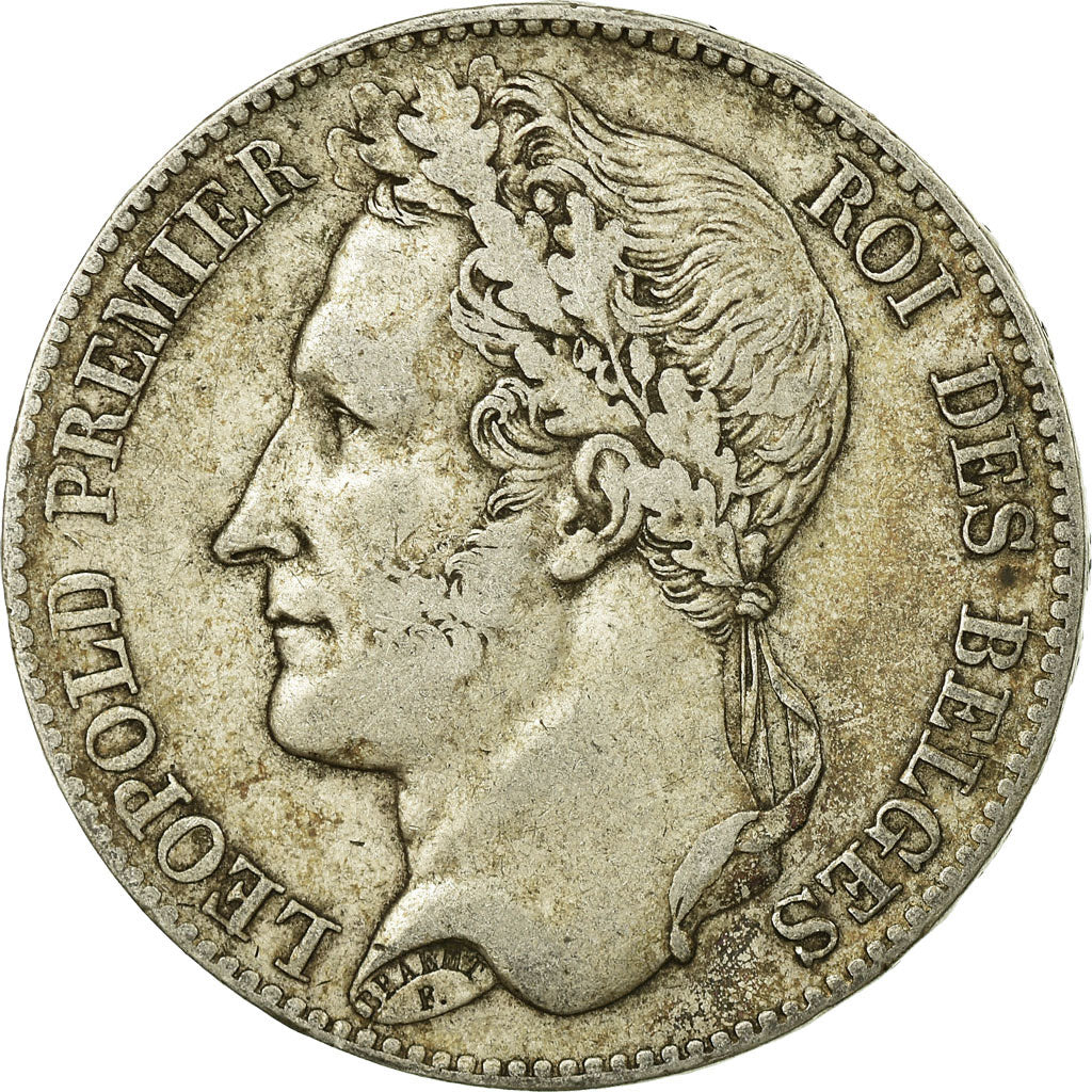 Coin, Belgium, Leopold I, 5 Francs, 5 Frank, 1848, VF(20-25), Silver, KM:3.2