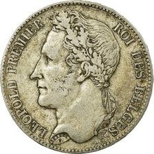 Coin, Belgium, Leopold I, 5 Francs, 5 Frank, 1848, VF(20-25), Silver, KM:3.2