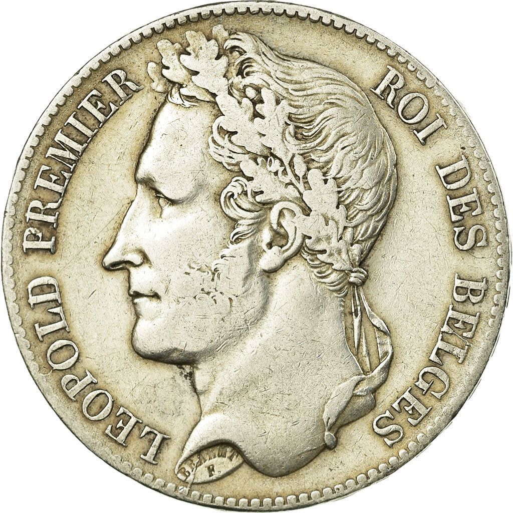 Coin, Belgium, Leopold I, 5 Francs, 5 Frank, 1848, VF(20-25), Silver, KM:3.2