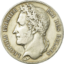 Coin, Belgium, Leopold I, 5 Francs, 5 Frank, 1848, VF(20-25), Silver, KM:3.2