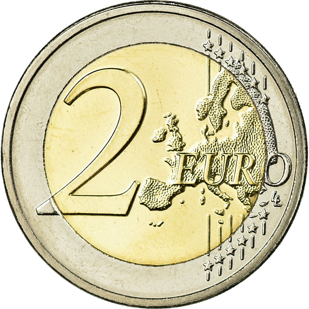 Lussemburgo, 2 Euro, 15th anniversary du couronnement du grand duc Henri, 2015