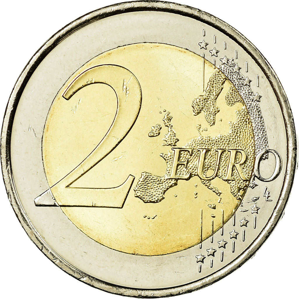 Spain, 2 Euro, Proclamation de Felipe VI roi d ESPAGNE, 2014, AU(55-58)