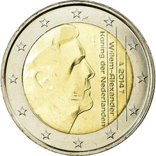 Netherlands, 2 Euro, 2014, AU(55-58), Bi-Metallic, KM:New