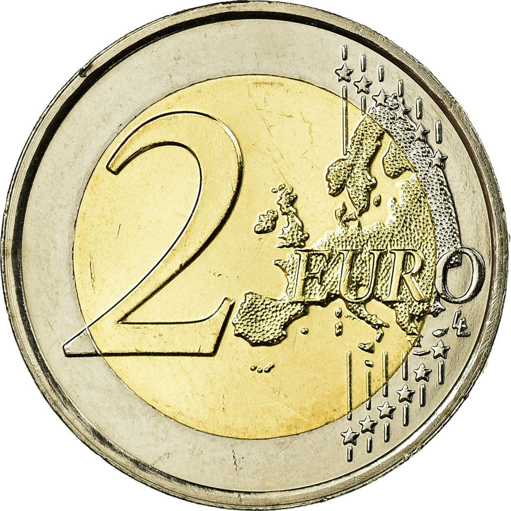 Netherlands, 2 Euro, 2014, AU(55-58), Bi-Metallic, KM:New