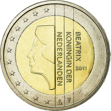 Netherlands, 2 Euro, 2011, EF(40-45), Bi-Metallic, KM:272