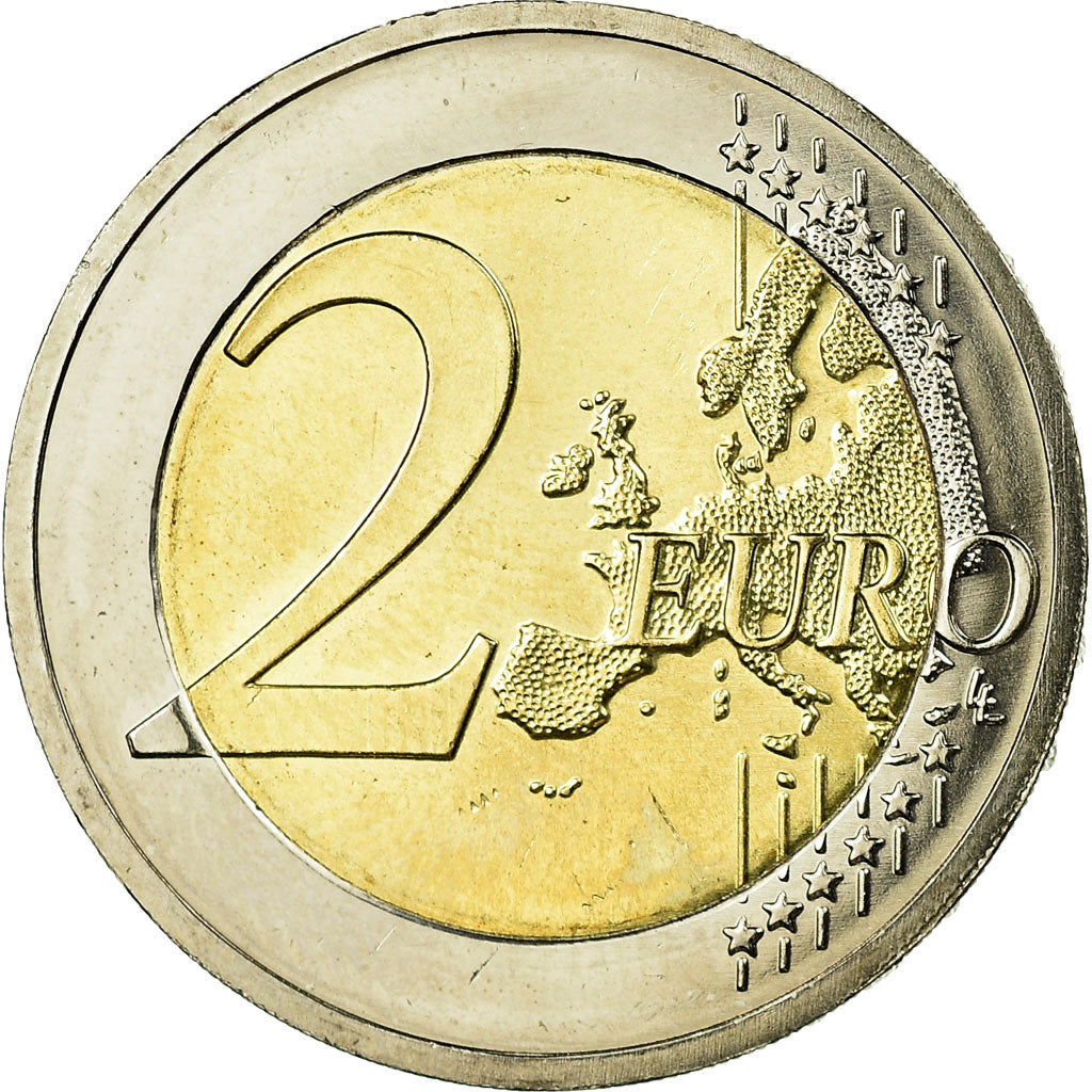 GERMANY - FEDERAL REPUBLIC, 2 Euro, Hessen, 2015, AU(55-58), Bi-Metallic, KM:New