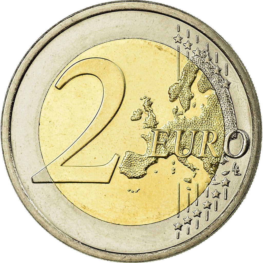 Finlandia, 2 Euro, 100th anniverary of birth, 2014, AU(55-58), Bimetaliczny