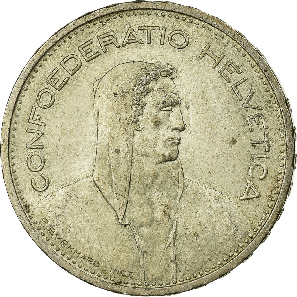 Coin, Switzerland, 5 Francs, 1935, Bern, EF(40-45), Silver, KM:40