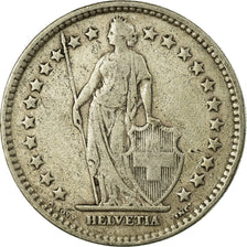 Coin, Switzerland, 2 Francs, 1920, Bern, VF(30-35), Silver, KM:21
