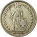 Coin, Switzerland, 2 Francs, 1920, Bern, VF(30-35), Silver, KM:21