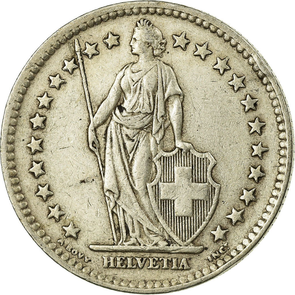 Monnaie, Suisse, 2 Francs, 1944, Bern, TTB, Argent, KM:21