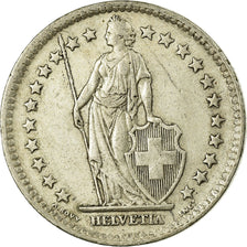 Coin, Switzerland, 2 Francs, 1946, Bern, EF(40-45), Silver, KM:21