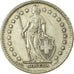 Coin, Switzerland, 2 Francs, 1946, Bern, EF(40-45), Silver, KM:21