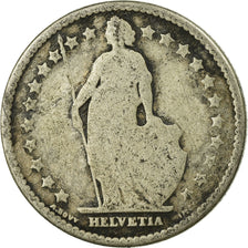 Coin, Switzerland, Franc, 1876, Bern, F(12-15), Silver, KM:24