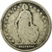 Coin, Switzerland, Franc, 1876, Bern, F(12-15), Silver, KM:24