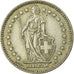 Coin, Switzerland, Franc, 1958, Bern, EF(40-45), Silver, KM:24