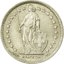 Coin, Switzerland, 1/2 Franc, 1959, Bern, AU(55-58), Silver, KM:23