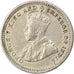 HONG KONG, 5 Cents, 1933, KM #18, AU(55-58), Silver, 15.2, 1.37