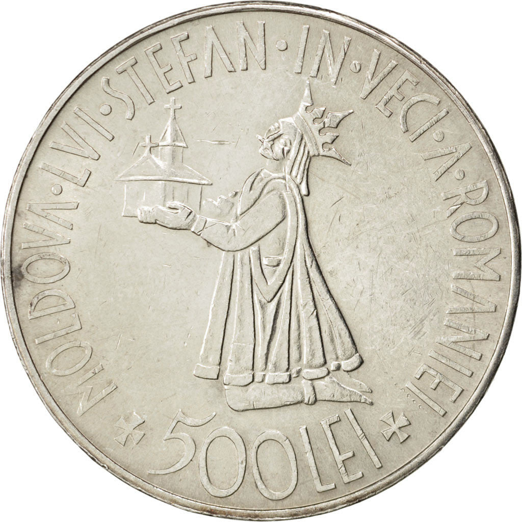 Romania, Mihai I, 500 Lei, 1941, SPL-, Argento, KM:60