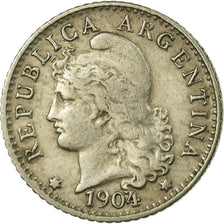 Coin, Argentina, 5 Centavos, 1904, EF(40-45), Copper-nickel, KM:34