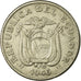 Moeda, Equador, Sucre, Un, 1946, VF(30-35), Níquel, KM:78.2