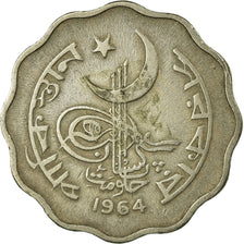 Moneta, Pakistan, 10 Paisa, 1964, BB, Rame-nichel, KM:27
