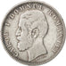 ROMANIA, Leu, 1881, Vienne, KM #14, VF(30-35), Silver, 4.82