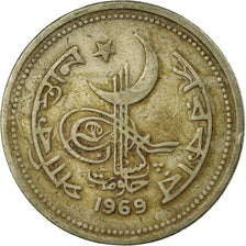 Coin, Pakistan, 50 Paisa, 1969, VF(30-35), Copper-nickel, KM:32