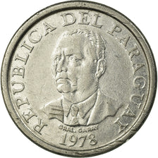 Coin, Paraguay, 10 Guaranies, 1978, EF(40-45), Gold, KM:Pn48