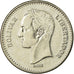 Monnaie, Venezuela, 25 Centimos, 1987, Werdohl, TTB, Nickel, KM:50.2