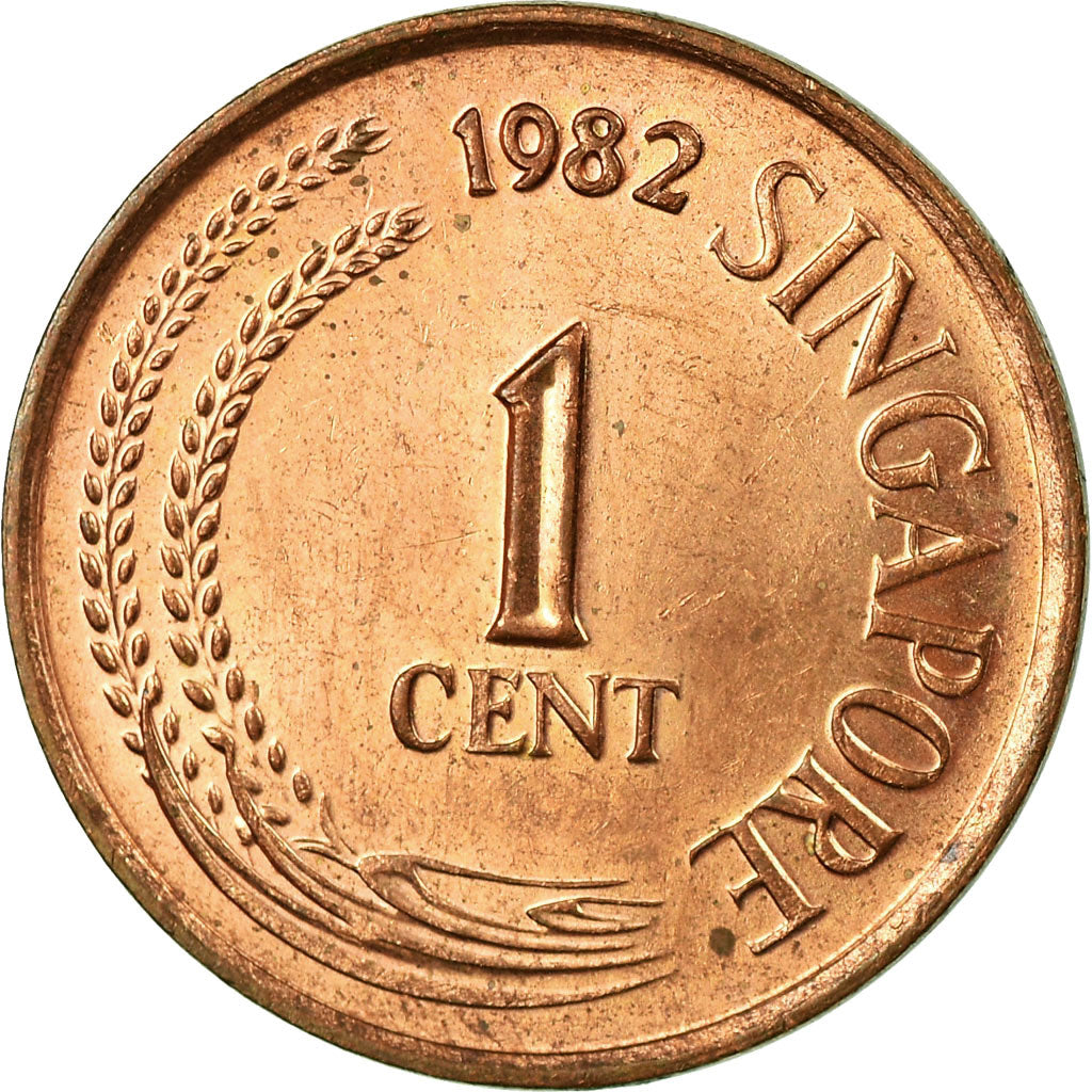 Münze, Singapur, Cent, 1982, SS, Copper Clad Steel, KM:1a