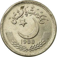 Coin, Pakistan, 25 Paisa, 1988, EF(40-45), Copper-nickel, KM:58