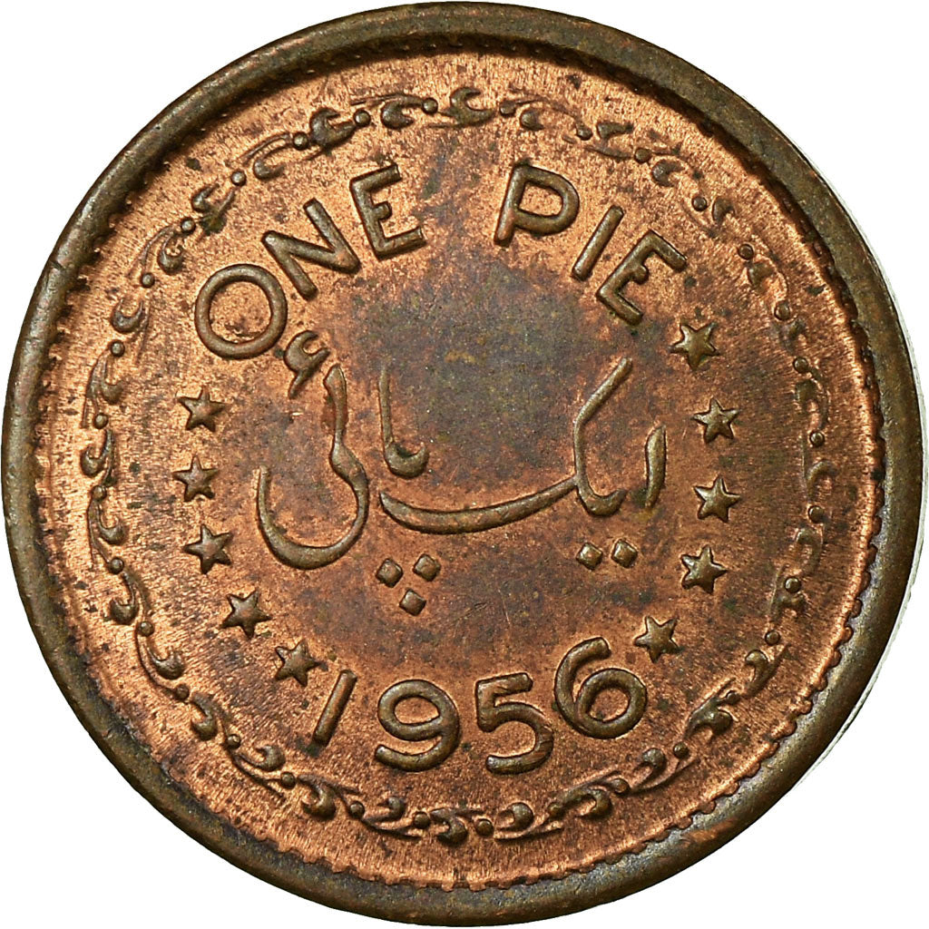 Coin, Pakistan, Pie, 1956, VF(30-35), Bronze, KM:11
