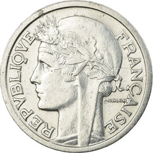 Münze, Frankreich, Morlon, 2 Francs, 1945, Paris, SS, Aluminium, KM:886a.1