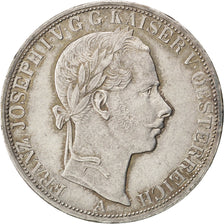 Coin, Austria, Franz Joseph I, Thaler, 1858, Vienne, AU(55-58), Silver, KM:2244