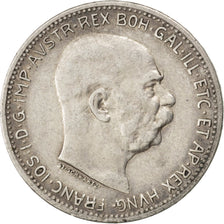 AUSTRIA, Corona, 1915, KM #2820, EF(40-45), Silver, 4.96