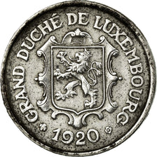 Münze, Luxemburg, Charlotte, 25 Centimes, 1920, SS, Iron, KM:32