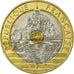 Münze, Frankreich, Mont Saint Michel, 20 Francs, 1992, Paris, SS, Tri-Metallic